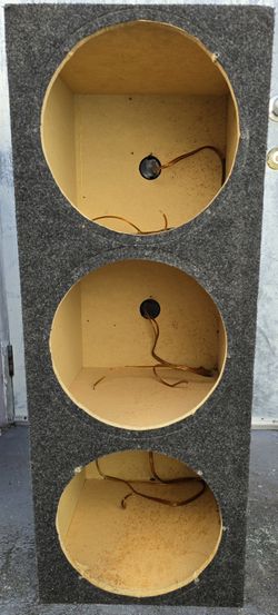 π Custom Tri 12" Subwoofer Enclosure β Built for Serious Bass