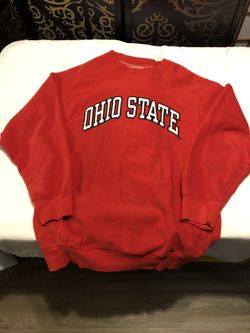 Ohio State Buckeyes Steve And Barry's Crew Neck Sweatshirt Red L
