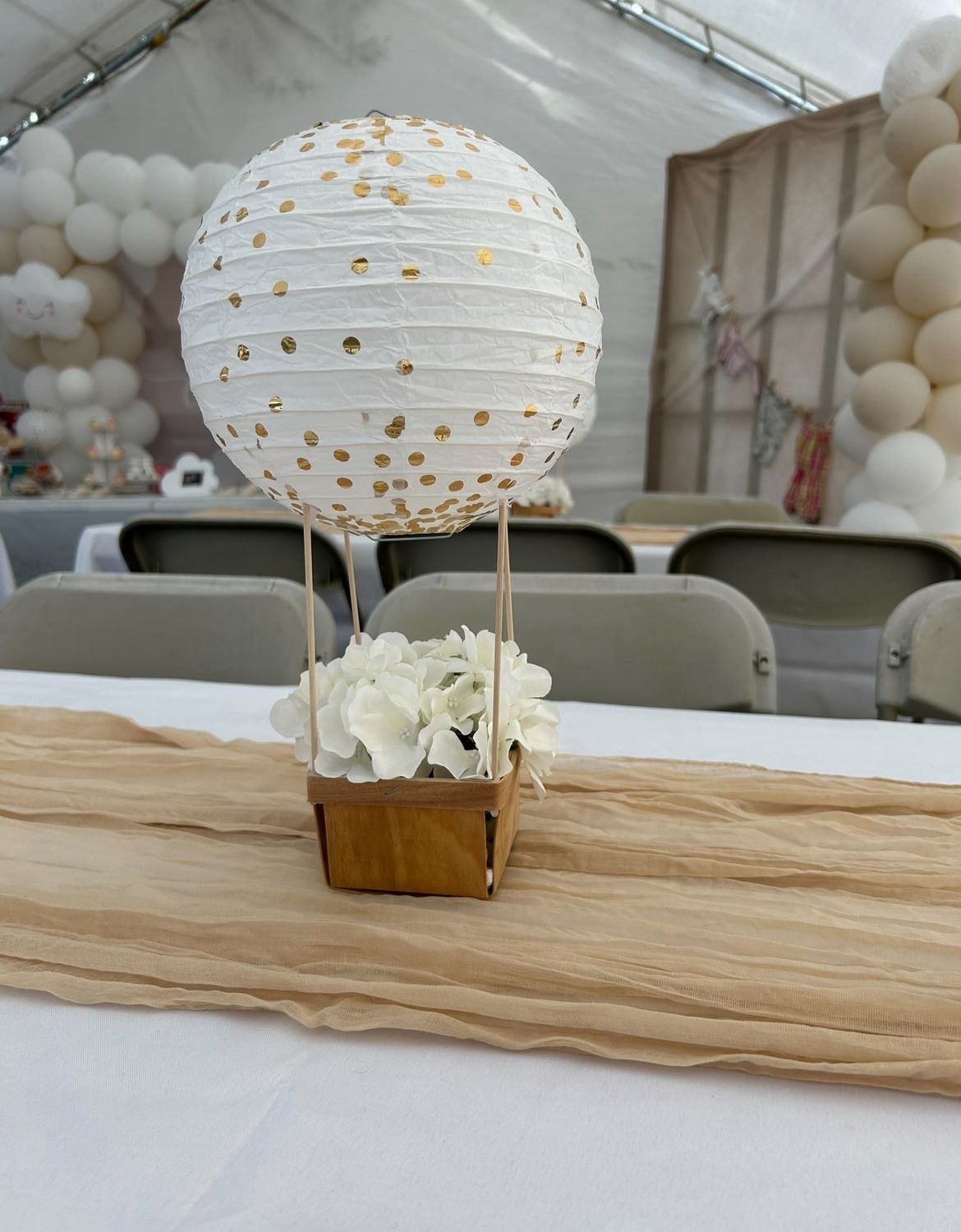 10 Total Beige Gauze Cheesecloths Table Runner 10FT