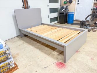 IKEA  MALM TWIN BED FRAME and SEALY MATTRESS