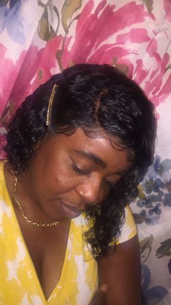 Curly bob wig for sale $70 with free install