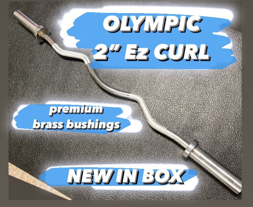 NEW - OLYMPIC 2” EZ CURL 