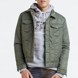 Levi’s Olive Green Thermore Trucker Jacket
