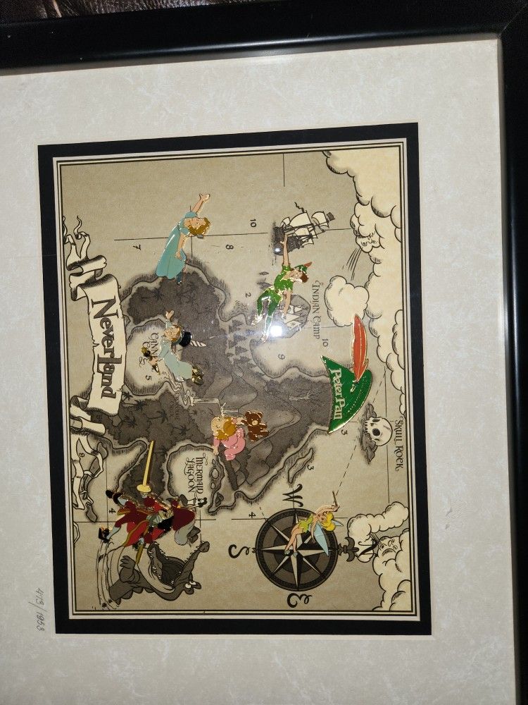 Disney Peter Pan Neverland Pin Set