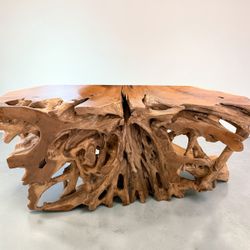 Teakroot Entryway Console Table 5 ft