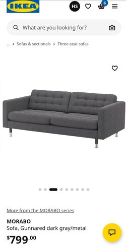 Seat Sofa - Dark Gray