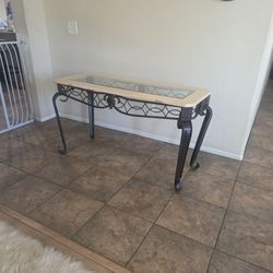 Glass End Table