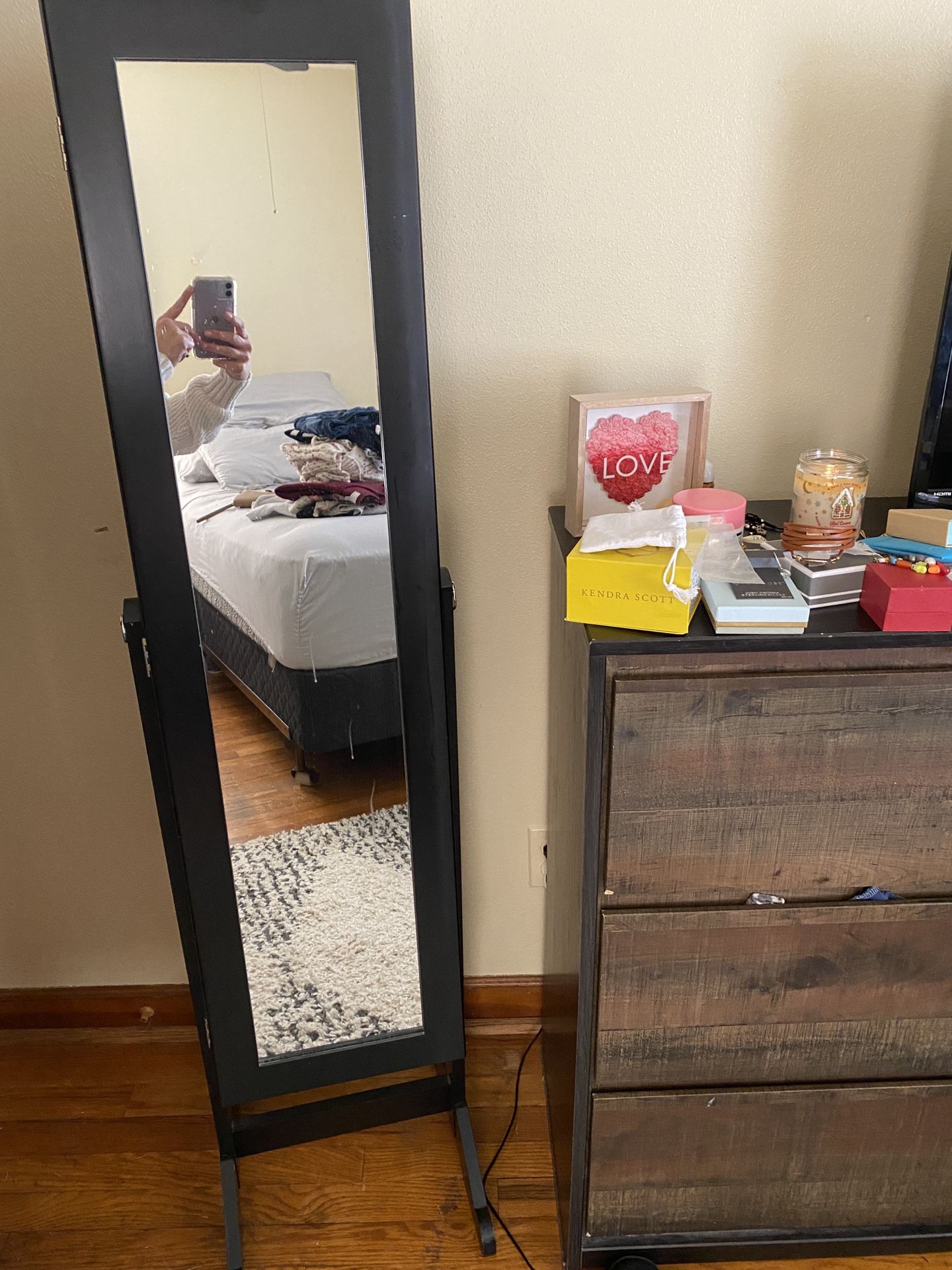Body Mirror Jewelry Box