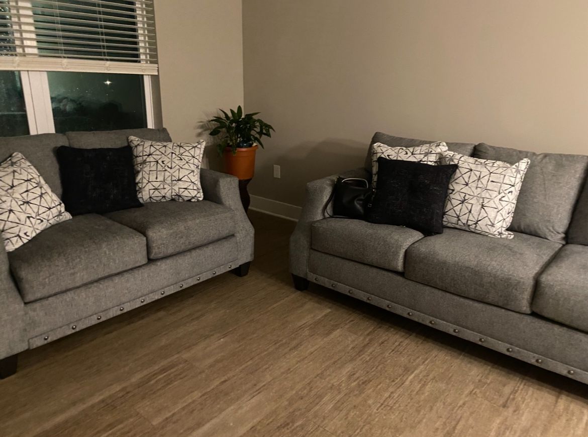 Love Seat And Sofa