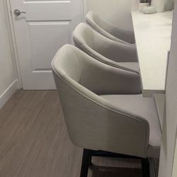 (SET OF 3) COUNTER HEIGHT BAR STOOL 