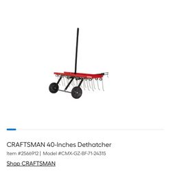 Lawn Thatcher , Pull Behind. 