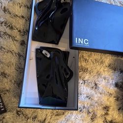 NEED GONE ASAP I.N.C Black with Rhinestone Boots