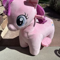 My Little Pony Pinkie Pie Plush Quad, 6 Volt, Pink