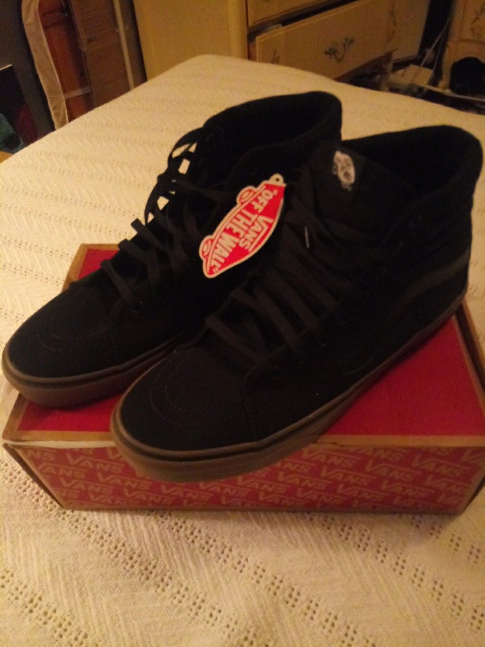 Brand new Vans Sk8-Hi canvas