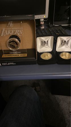 Gold plated laker coins