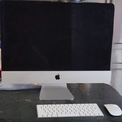 Apple iMac 21.5" COMPUTER w/cordless keyboard +mouse OBO