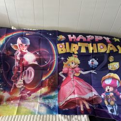 Princess Peach Backdrop