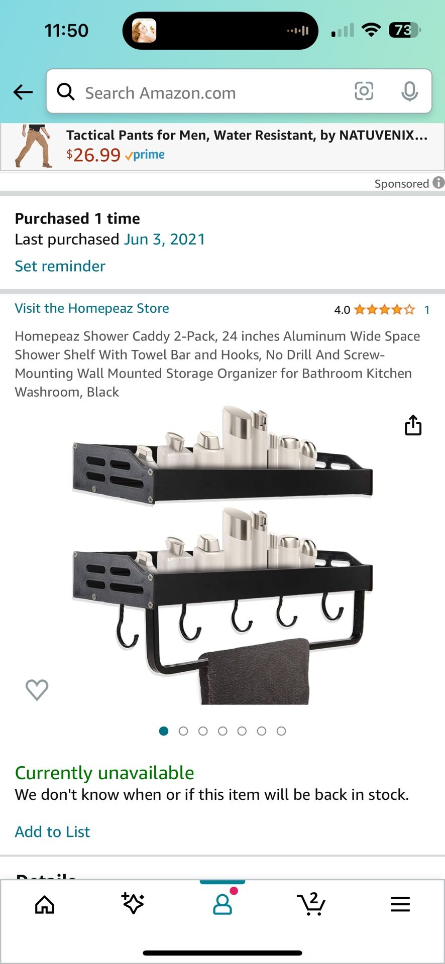 Shower Caddy