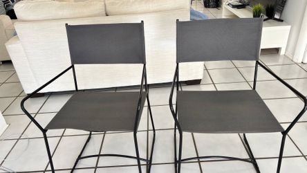 Two IKEA chairs; very comfortable, sturdy, and like new.