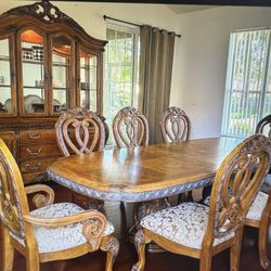 Michael Amini Dining Table Set