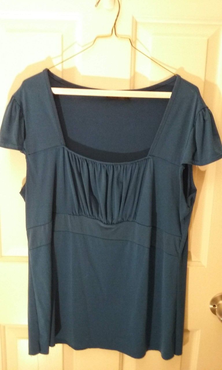 American City Wear Short Sleeve Blue Shirt, Used

-Last ONE
