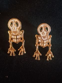 Skeleton Stud Earrings by AIM