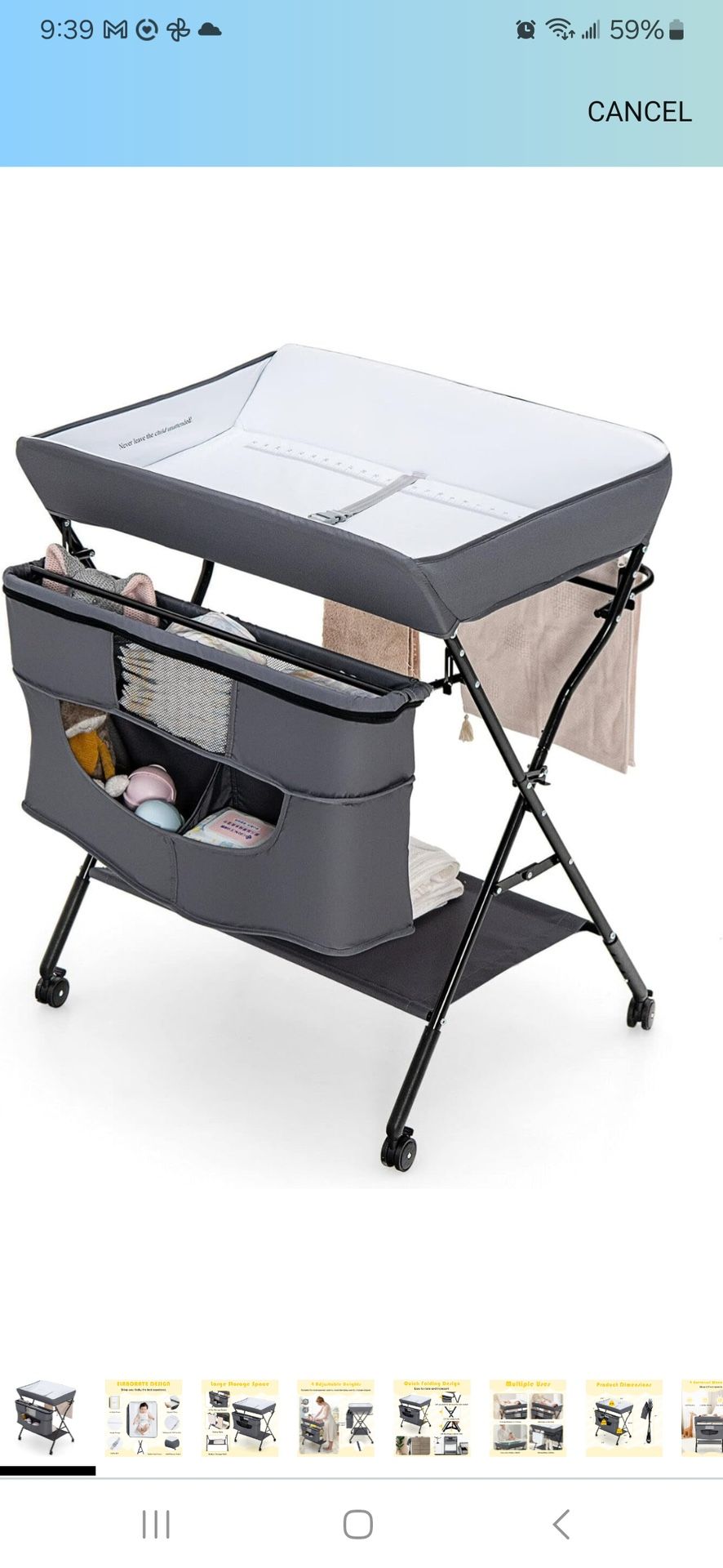 Diaper Changing Table 
