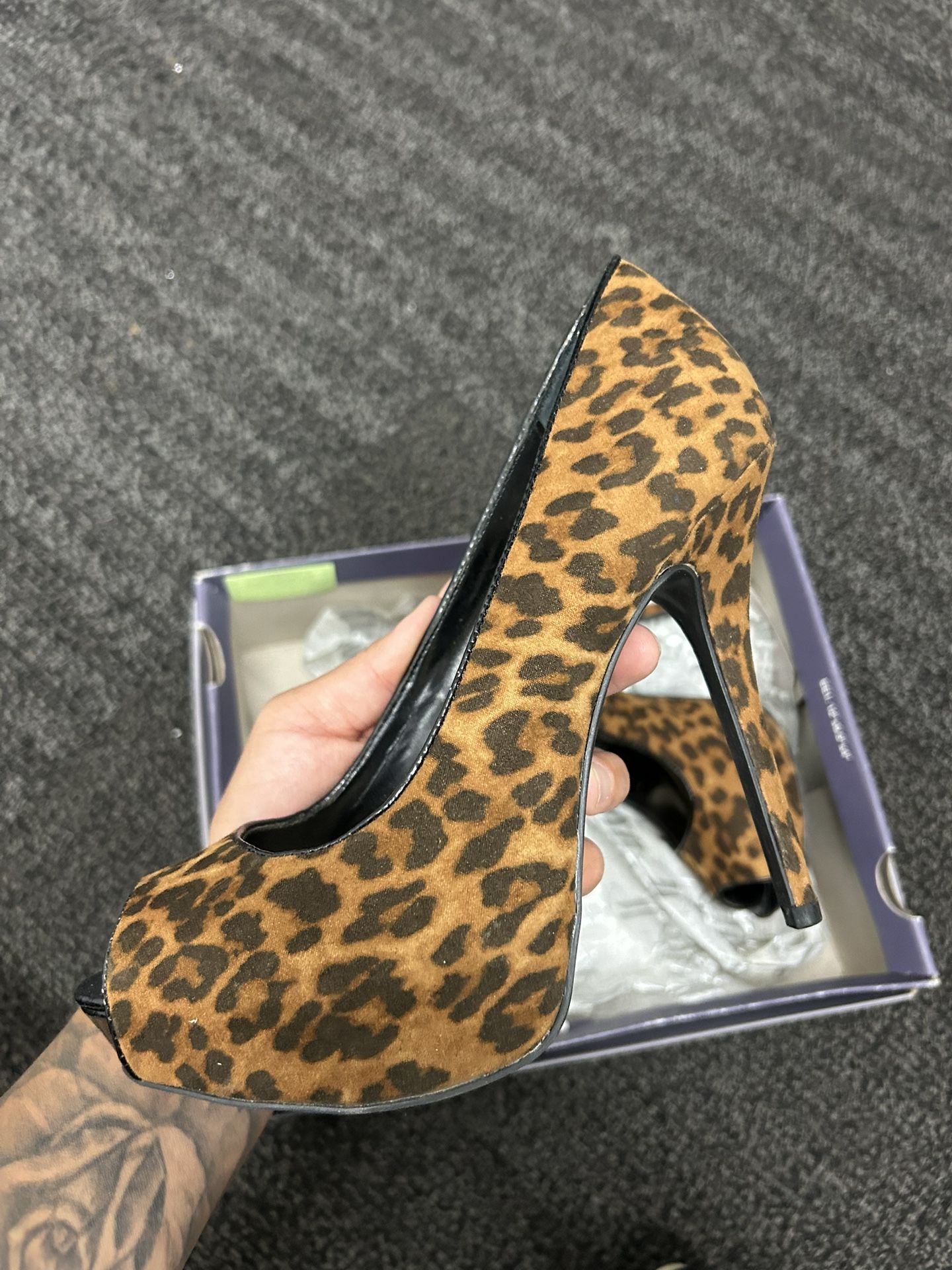 JLo Cheetah heels