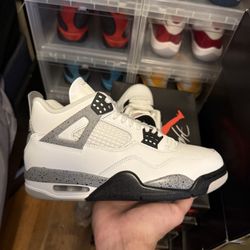 Jordan 4 White Cement 