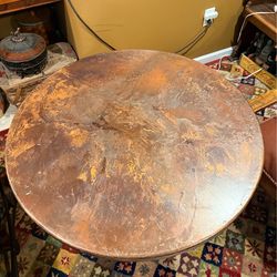 Copper and Metal Table