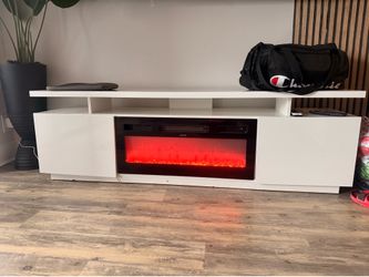 Fire place console
