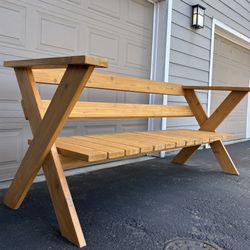 Handmade Outdoor Cedar Sofa