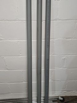 Three 5 Foot Sections Of Sch 80 Pvc Pipe
