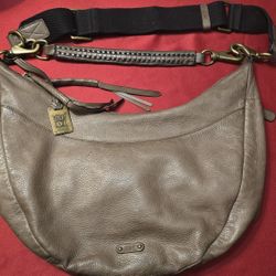 Frye Jennie Taupe Hobo Leather Bag