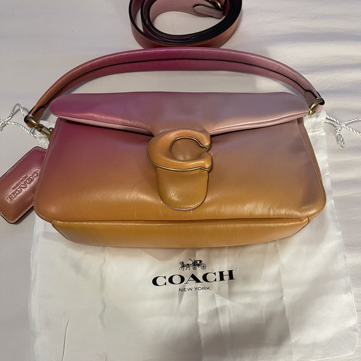 Coach Tabby Pillow 26 in Ombre Petunia, Women's Fashion, Bags