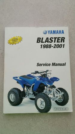 New Genuine Official Yamaha Blaster ATV Quad Service Manual