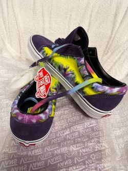 NEW Vans Old Skool "Tie Dye" Mysterioso Suede Sneakers - Men's Size 12