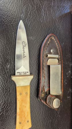 Cheetah boot knife from 70s or 80s