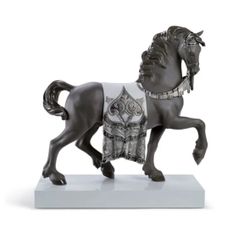 Lladro A Regal Steed Horse Sculpture