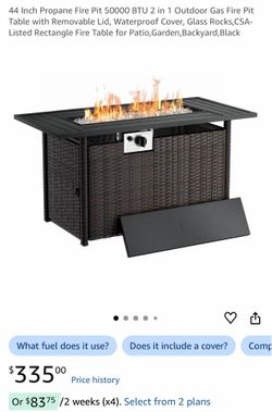new fire pit