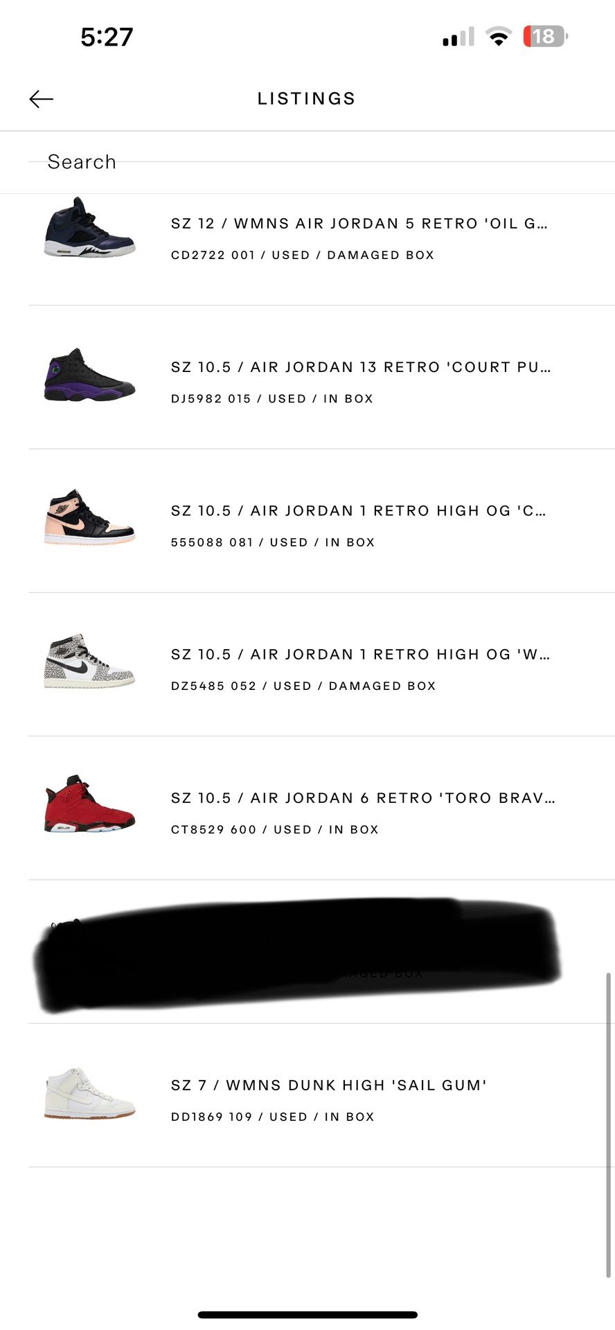 Selling Jordan’s