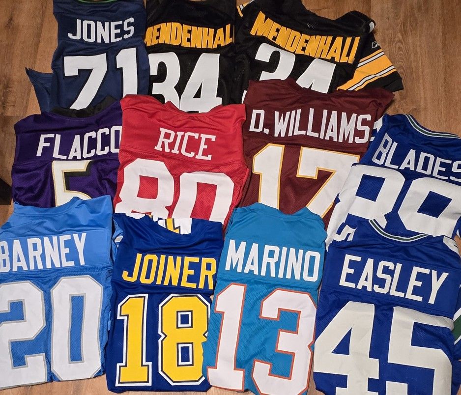 STITCHED FOOTBALL JERSEYS!