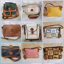 Vintage designer Womens Handbag & Purse leather Dooney and Bourke Rare collection collection