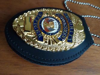 Security Enforcement Officer Gold Metal Professional Badge