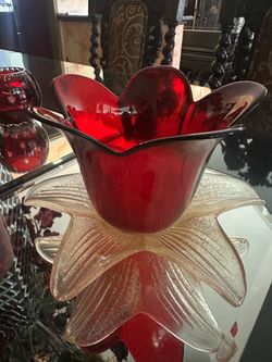 Ruby Red Glass decoration