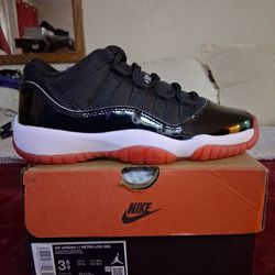Air Jordan 11 Low GS  "Bred" Size 3.5Y Brand New