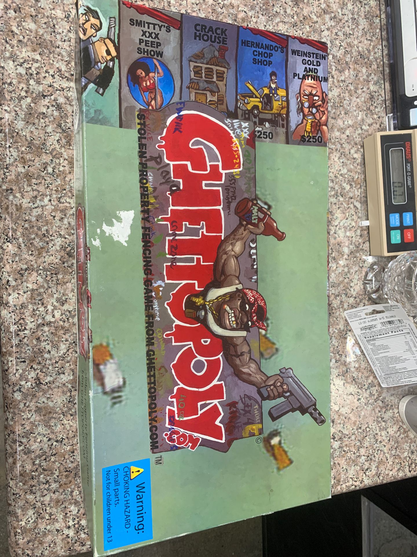 Ghettopoly rare board game
