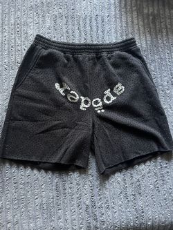 Spyder Shorts With Rhinestones 