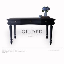 The Gilded Midnight Table
