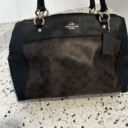  Coach Brooke  Carryall in Signature Leather 